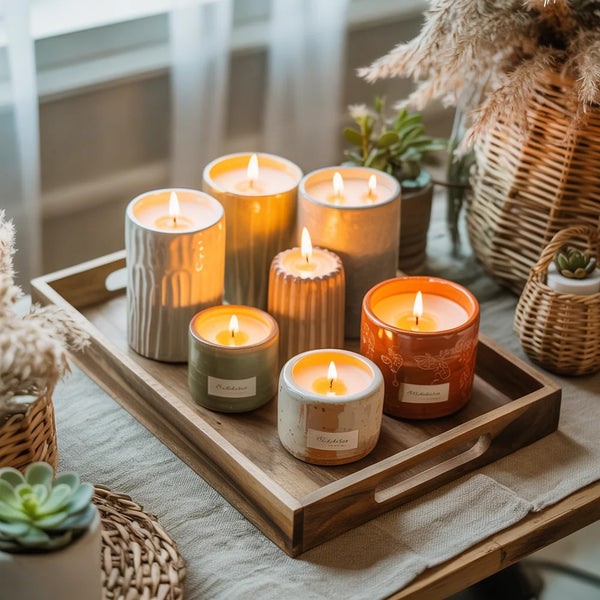 Światło świec zamknięte w ceramicznych naczyniach – małe detale, które tworzą wielką atmosferę. ✨🕯️